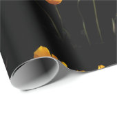 Californische papaverpakpapier cadeaupapier (Rol Hoek)