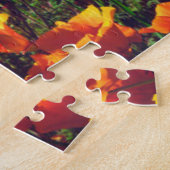 Californische papavers voor een heuvel legpuzzel (Zijkant)