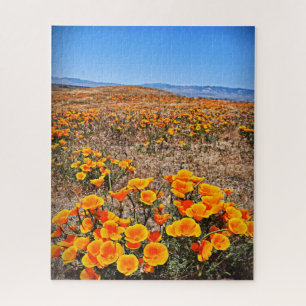 Californische papavervelden - Flowers - 16x20 - 52 Legpuzzel