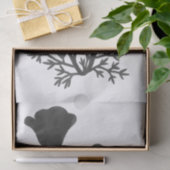 Californische papaverventilator Silhouette U Pick  Tissuepapier (Geschenk)