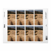Californische parelwijn etiket (Full Sheet)