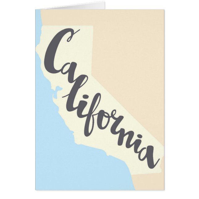 Californische penseel met Silhouette Map (Voorkant)