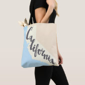 Californische penseel met Silhouette Map Tote Bag (Dichtbij)