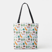 Californische pictogrammen tote bag (Achterkant)