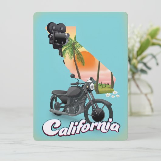  Californische reisposter (Staand voorkant)