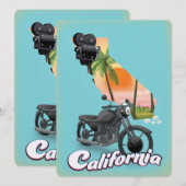  Californische reisposter (Voorkant / Achterkant)