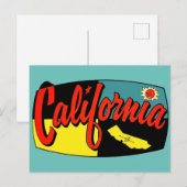 Californische reizen - Briefkaart (Voorkant / Achterkant)