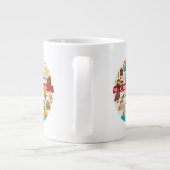 Californische reizen grote koffiekop (Achterkant)