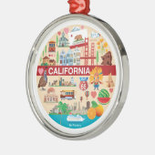Californische reizen metalen ornament (Links)