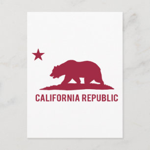 Californische republiek - Basis - Rood Briefkaart