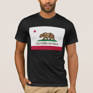 Californische Republiek Beer Vlag: Cali Gouden Sta T-shirt