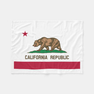 Californische Republiek Beerenvlag: Cali Gouden St Fleece Deken