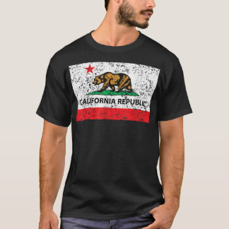 Californische republiek Cali Vlag T-Shirt Sofial N