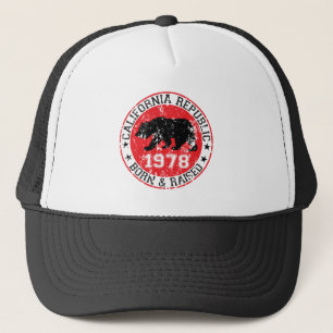 Californische republiek geboren in 1970 trucker pet