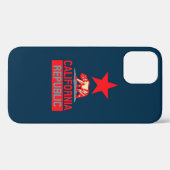 Californische Republiek in Retro Pop Style Case-Mate iPhone Case (Achterkant (horizontaal))