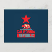 Californische Republiek in Urban Hope Style Briefkaart (Voorkant)