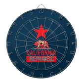 Californische Republiek in Urban Hope Style Dartbord (Voorkant)