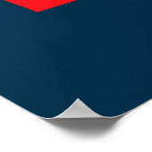 Californische Republiek in Urban Hope Style Poster (Hoek)