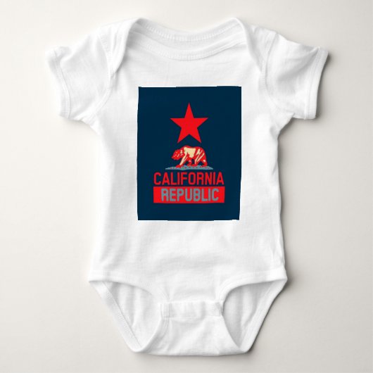Californische Republiek in Urban Hope Style Romper (Voorkant)