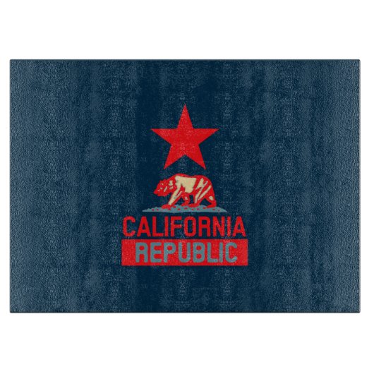 Californische Republiek in Urban Hope Style Snijplank (Voorkant)