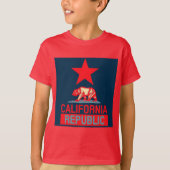 Californische Republiek in Urban Hope Style T-shirt (Voorkant)