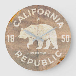  Californische republiek Ronde Muur Klok