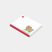 Californische republiek - schattig beer post-it® notes (Schuin)