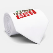 Californische republiek stropdas (Opgerold)