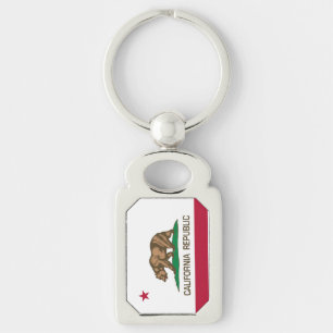 Californische Republiek (vlag van Californië) Sleutelhanger