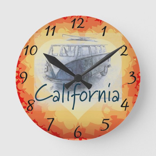 Californische ronde klok (Voorkant)
