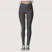 Californische roze en grijs leggings (Voorkant)