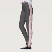 Californische roze en grijs leggings (Links)