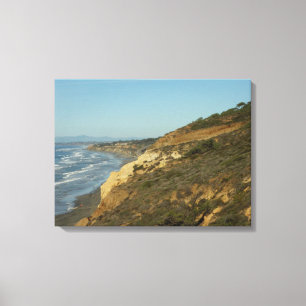 Californische Schilderachtig kustvaart Canvas Afdruk