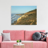 Californische Schilderachtig kustvaart Canvas Afdruk (Insitu (Woonkamer))