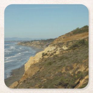 Californische Schilderachtig kustvaart Kartonnen Onderzetters
