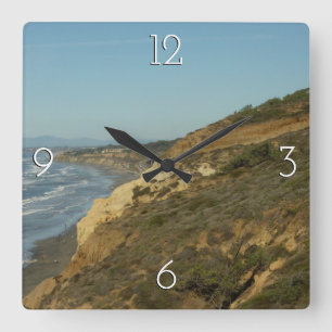 Californische Schilderachtig kustvaart Vierkante Klok