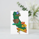 Californische staat briefkaart (Staand voorkant)