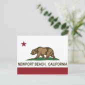 Californische staatskas Newport Beach Briefkaart (Staand voorkant)