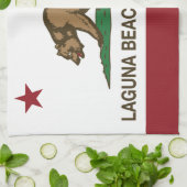 Californische staatskas theedoek (Gevouwen)