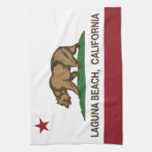 Californische staatskas theedoek (Verticaal)