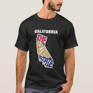 Californische staatsnaam Word Art T-shirt