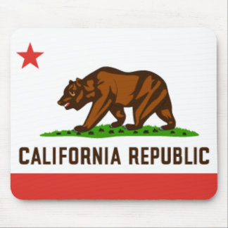 Californische staatsvlag Mousepad Muismat