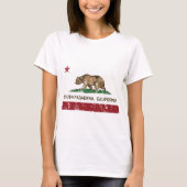 Californische staatsvlag Zuid-Pasadena T-shirt (Voorkant)