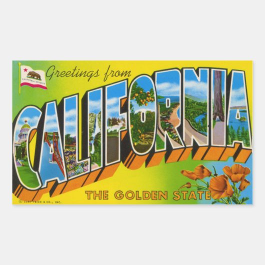  Californische Sticker (Voorkant)
