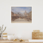 Californische straat opzoeken vanuit Montgomery(13 Poster (Keuken)