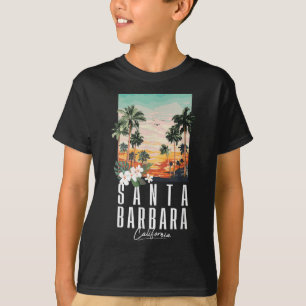 Californische strand esthetiek Santa Barbara Palmb T-shirt