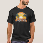 Californische strand t-shirt (Voorkant)