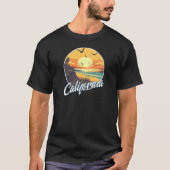 Californische strand t-shirt (Voorkant)