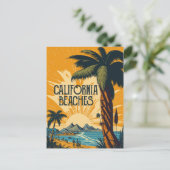 Californische stranden briefkaart (Staand voorkant)