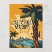 Californische stranden briefkaart (Voorkant)